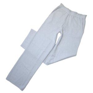 NWT Naadam Cashmere Paperbag Wide Leg in Powder Blue Knit Sweater Pants XS